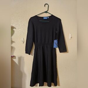 Simply Vera Vera Wang Black Long Sleeve Dress